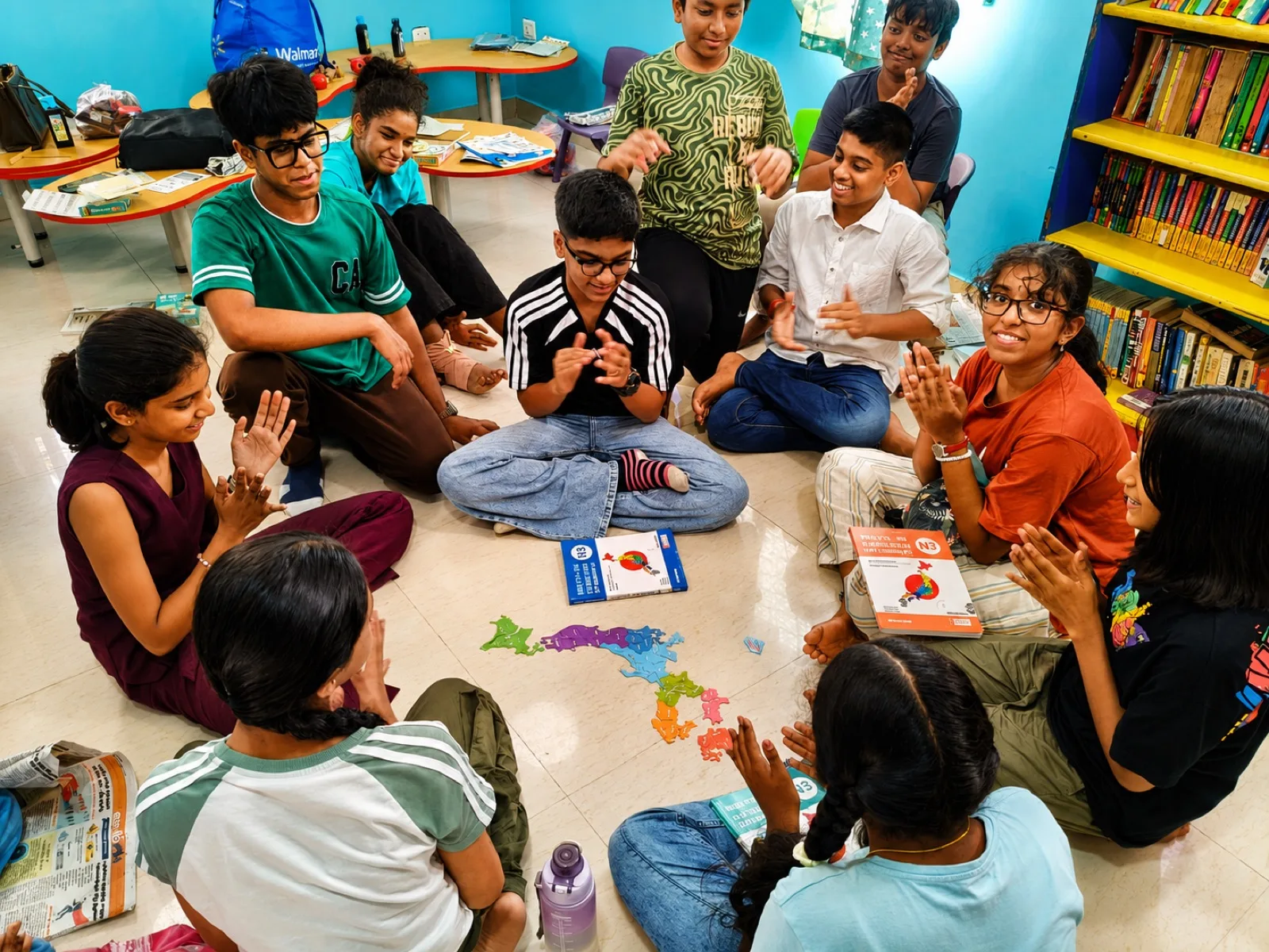 A children's batch at the AVED classroom